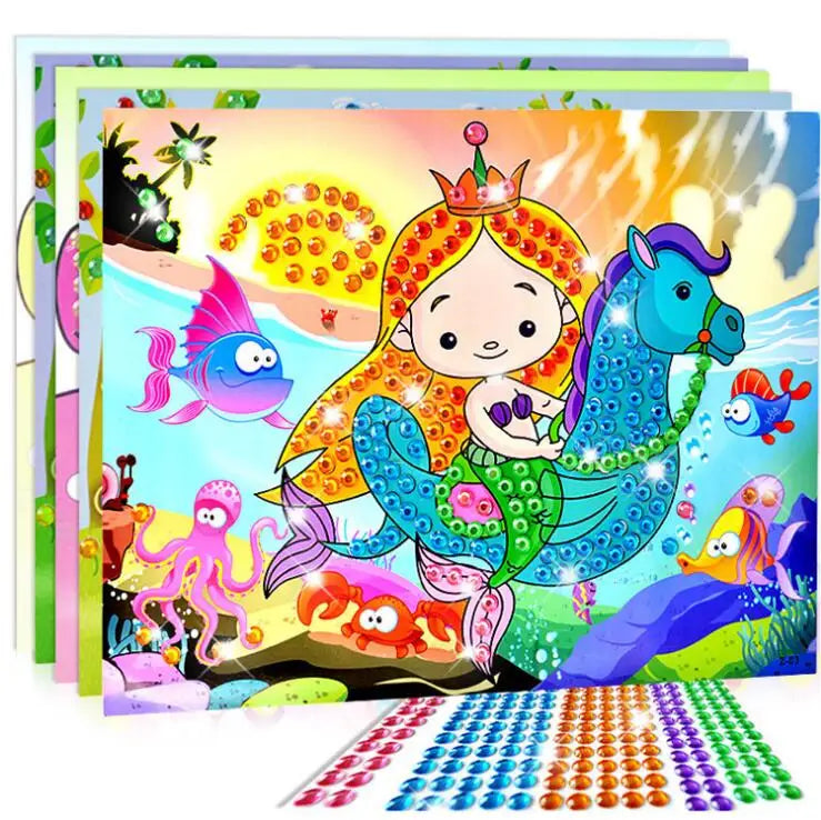 Kit Brilhante de Adesivos de Diamante